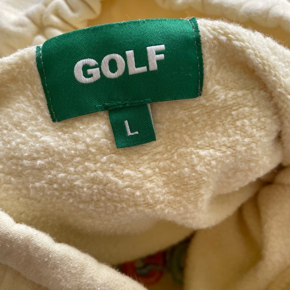 Tyler the creator GOLF hoodie in pale yellow - Picture 3 of 3
